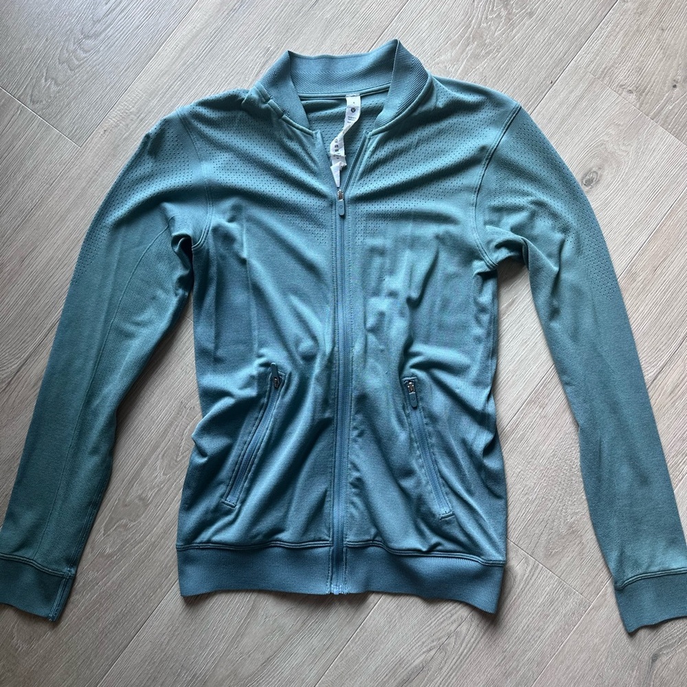 lululemon athletica Teal Bomber Jacket